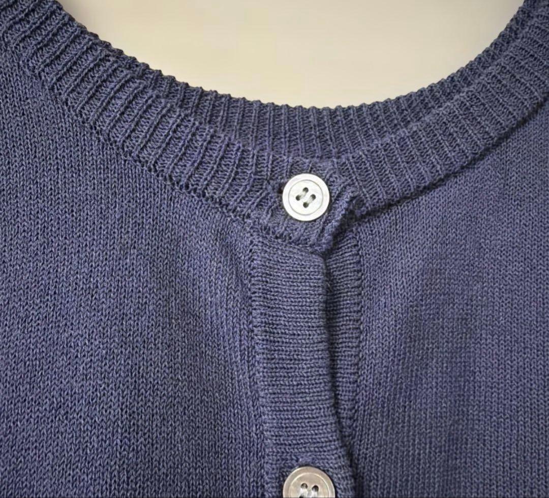 Spick & Span レースドッキング2WAYカーディガン　ネイビー