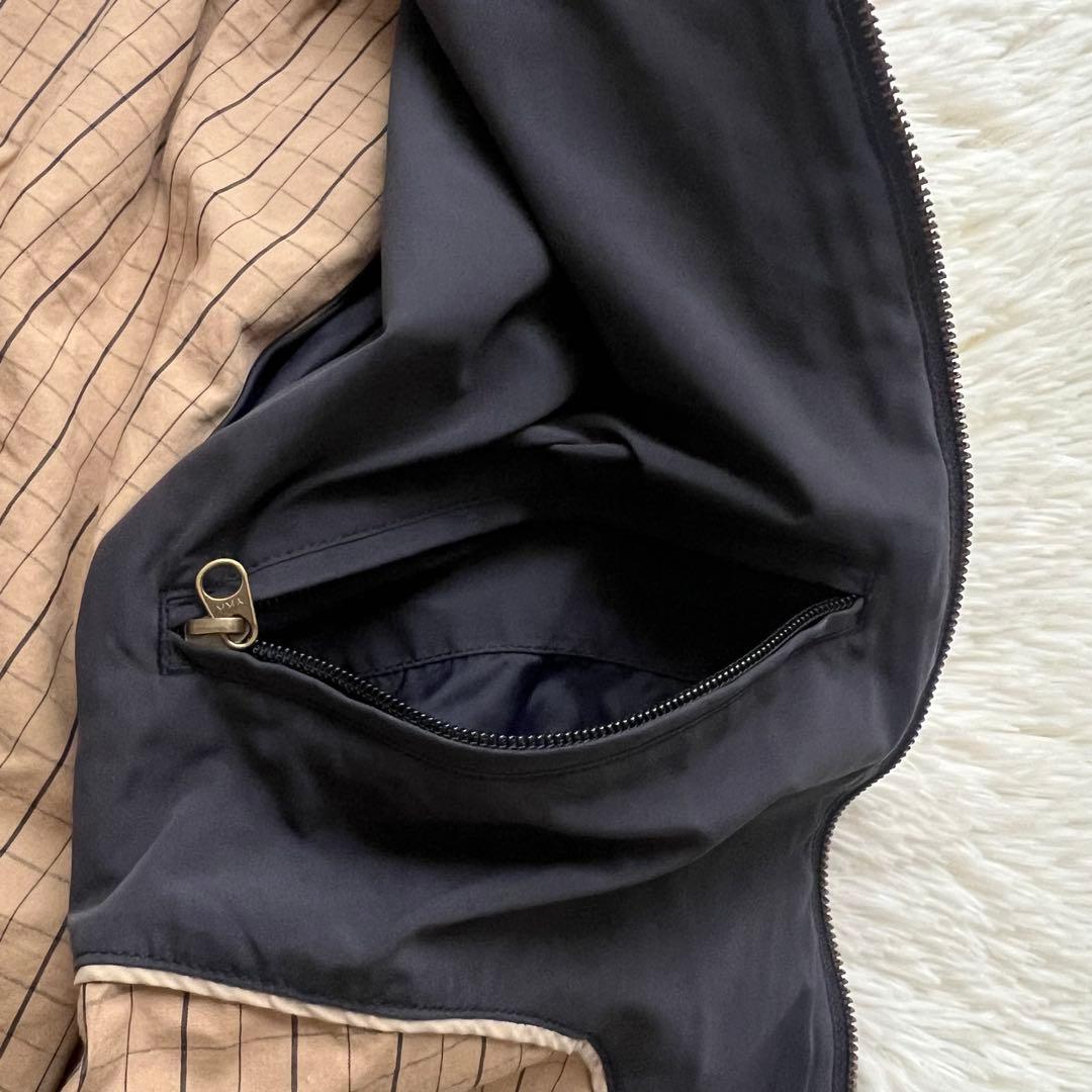 L.L.Bean スイングトップ XL 裏地チェック ネイビー