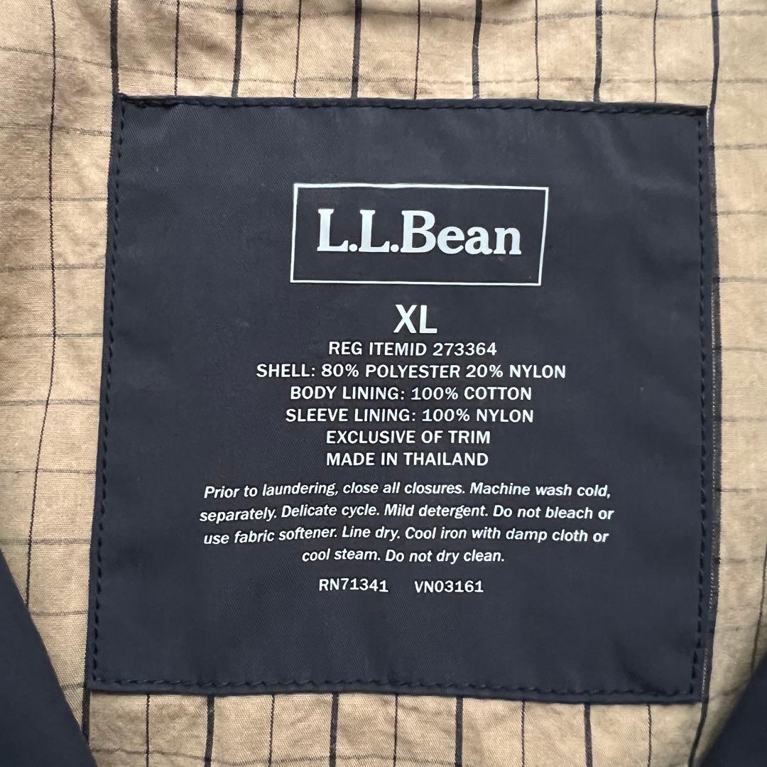 L.L.Bean スイングトップ XL 裏地チェック ネイビー