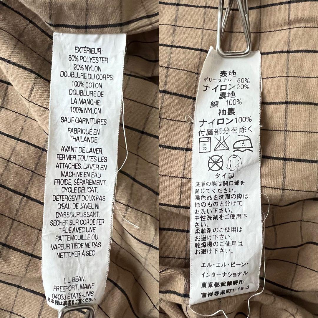 L.L.Bean スイングトップ XL 裏地チェック ネイビー