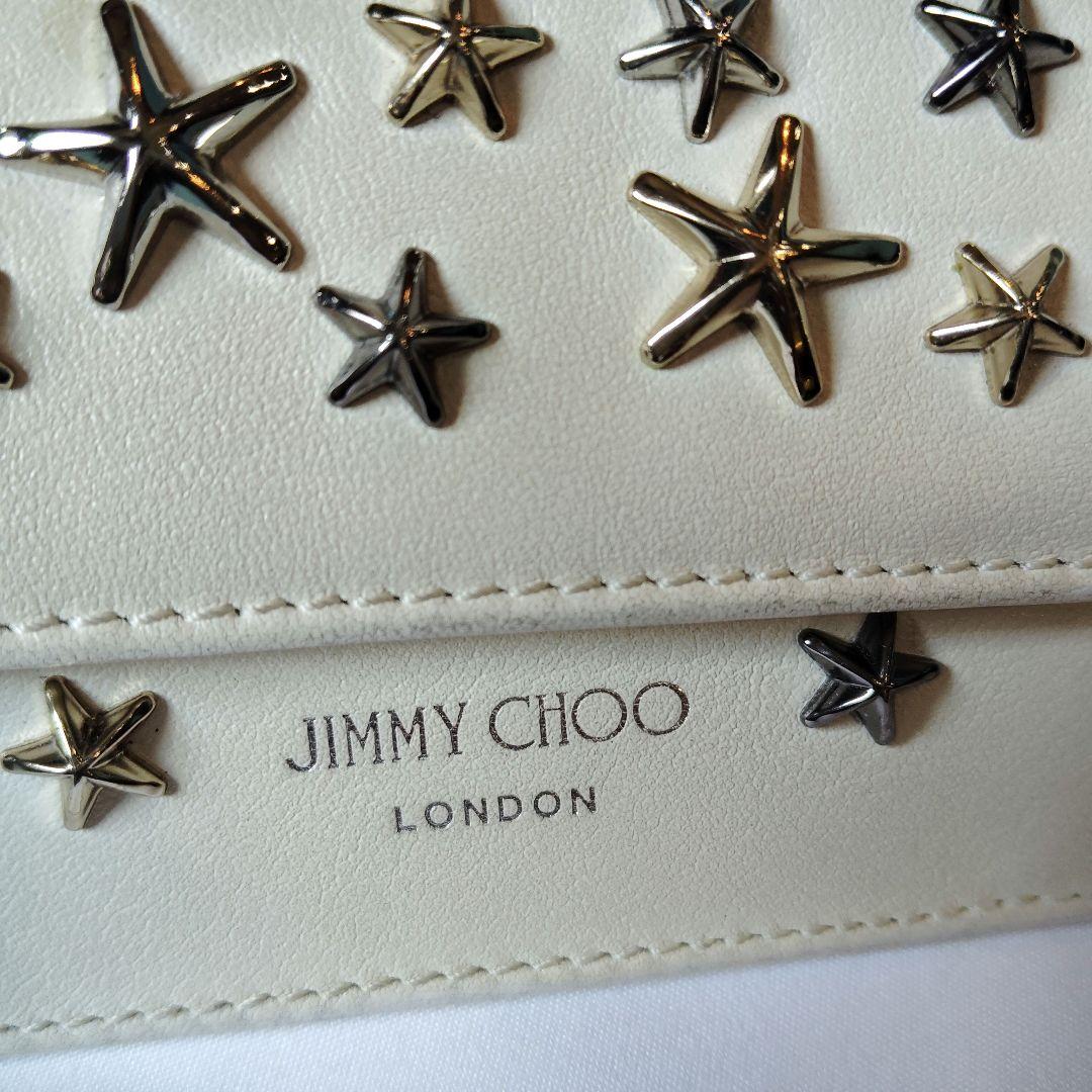 JIMMY CHOO ミニ財布 NEMO スタースタッズ 三つ折財布