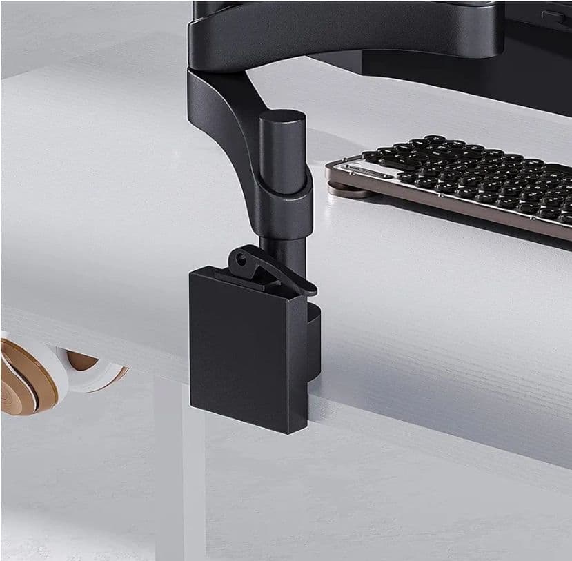 KKL パソコンデスク（ホワイト） 収納袋付き 幅120×奥行55cm