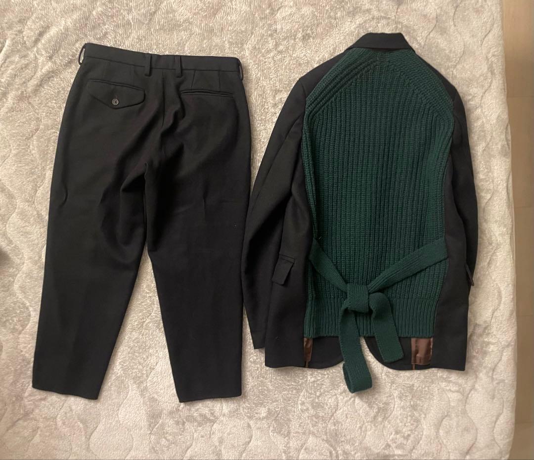 ろ*す様 【名作　定価約20万円】kolor 20aw ニットドッキング　セット