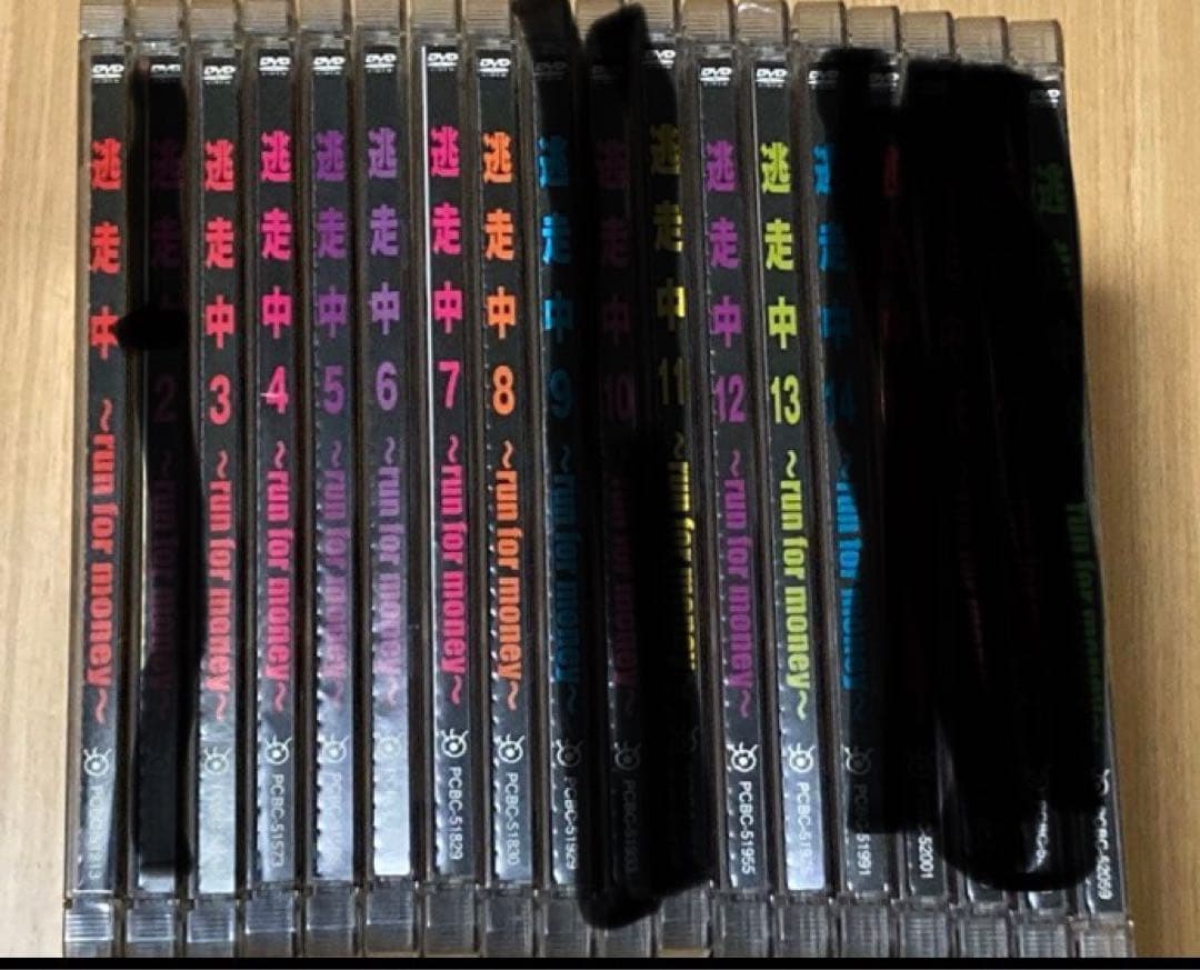 逃走中 セル版DVD 1,3,4,5,6,7,8,12,13巻セット