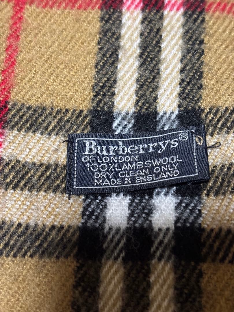 Burberrys バーバリー マフラー ノバチェック ラムウール ベージュ