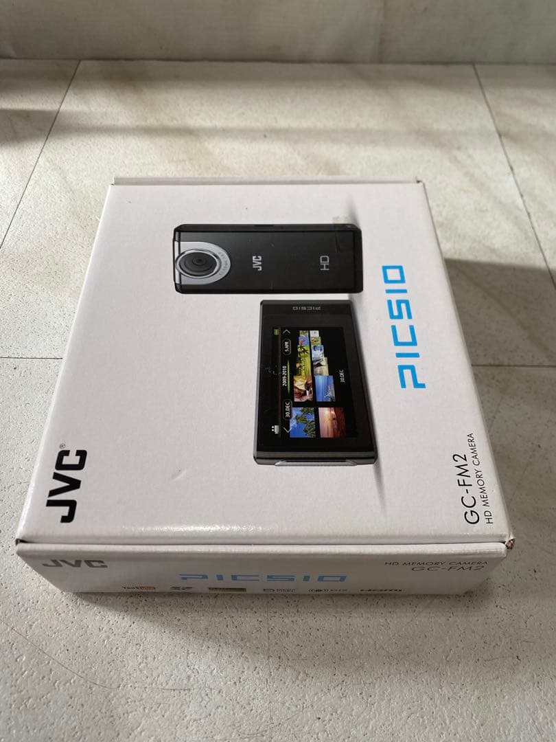 HF392【美品】JVC HDメモリーカメラ　GC-FM2-A