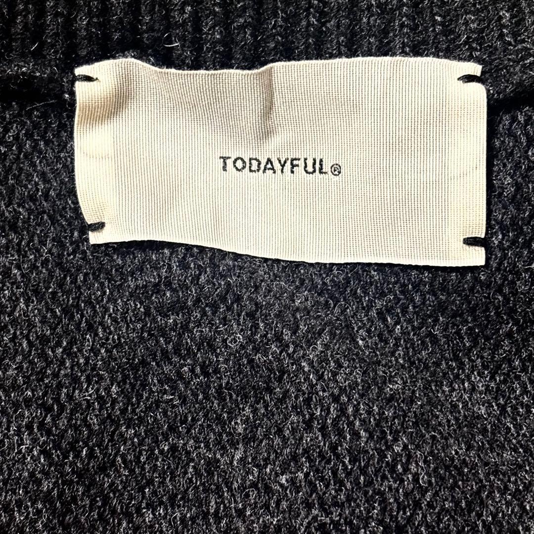 美品✨22AW　TODAYFUL トゥディフル ストール　ラムズウール タートル