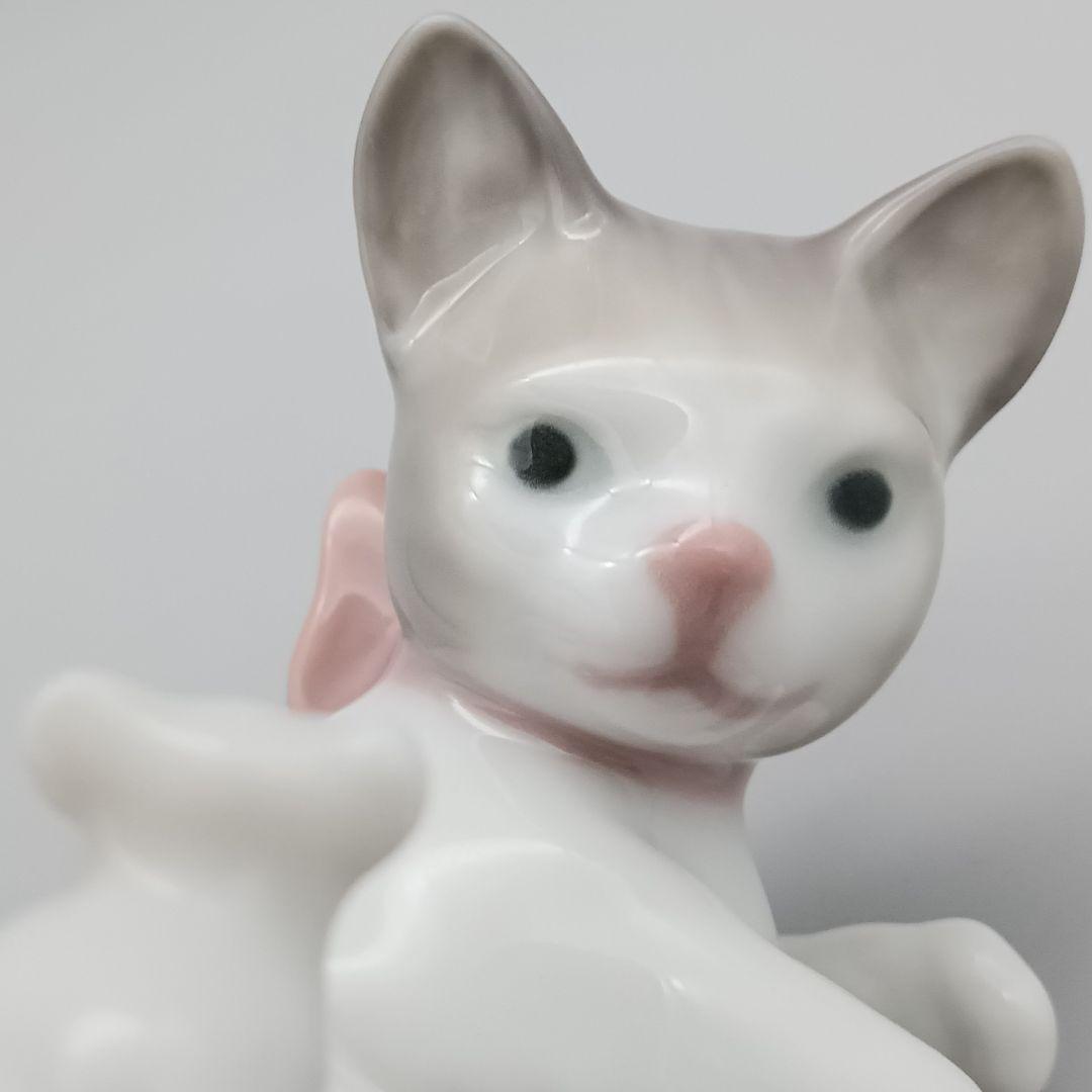 リヤドロ 「 驚いた仔猫ちゃん 」猫 フィギュリン オブジェ