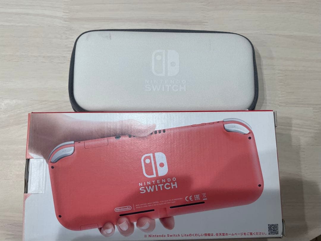 値下げNintendo Switch Lite ピンク本体 充電器 ケース付き