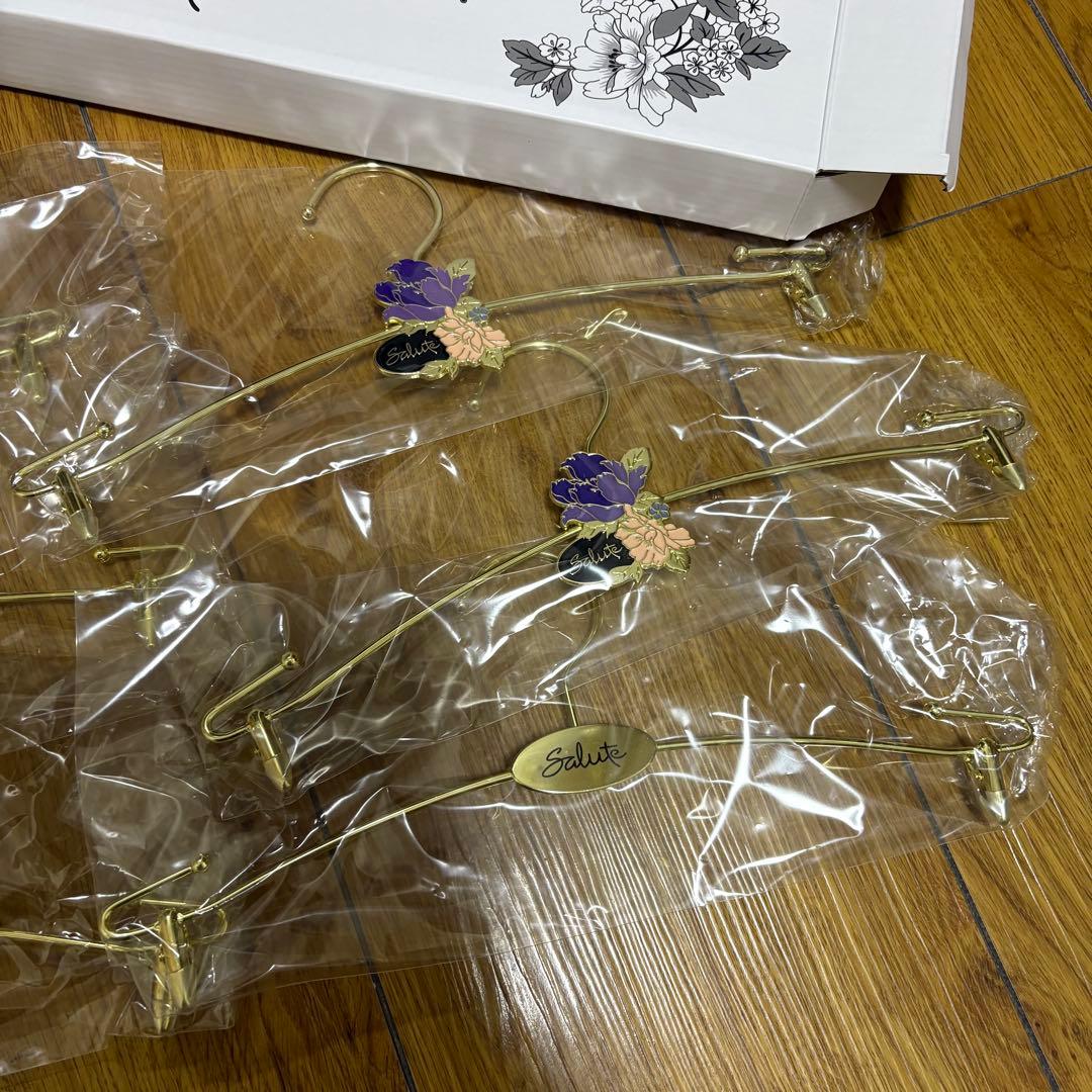 サルート 90g 19g ノベルティハンガー 6本セット ステッカー