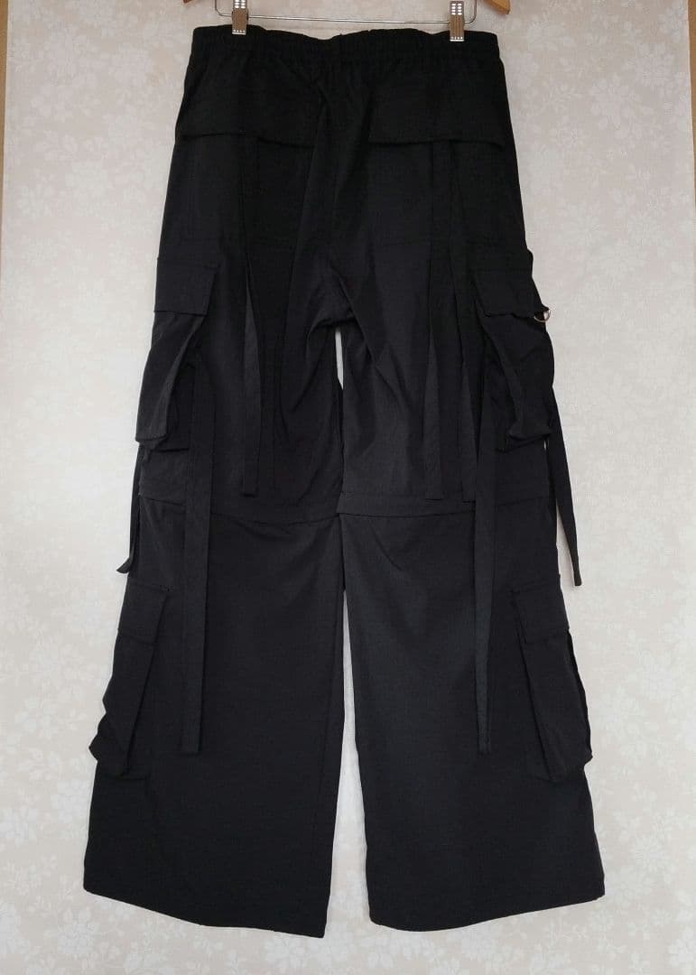 新品　CLEL　 2wayデザイン ナイロンテクノパンツ