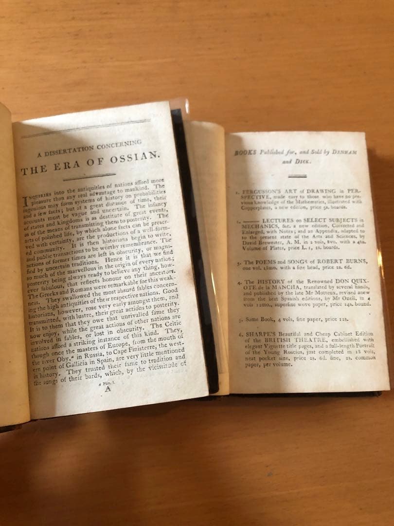 POEMS OF OSSIAN（2冊セット)