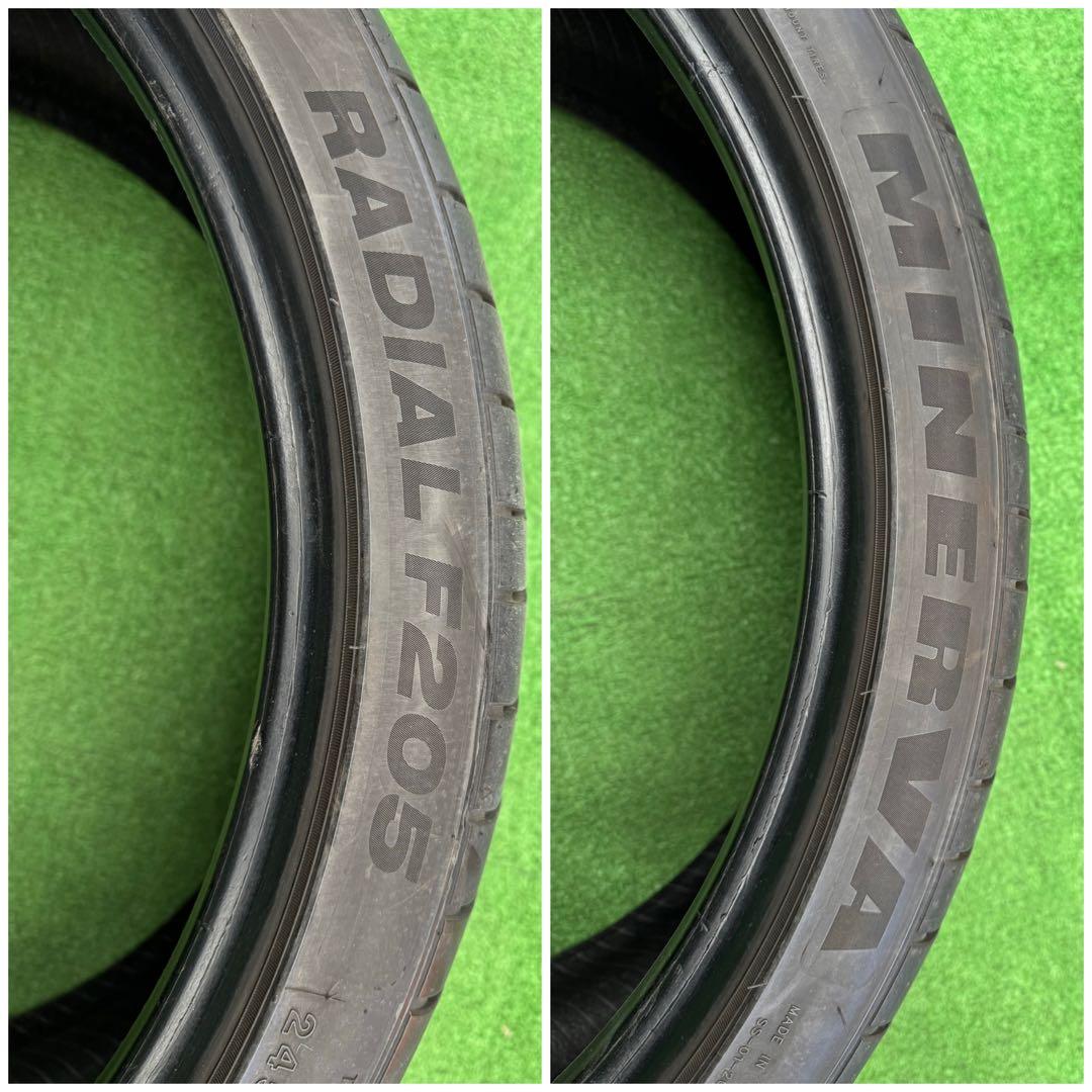 送料無料 245/35ZR20 22年製 バリ溝