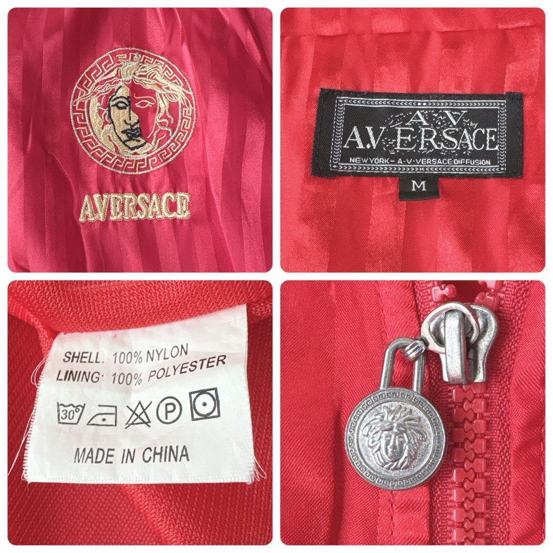 A.VERSACE ナイロンジャージ セットアップ メデューサ デカロゴ M〜L