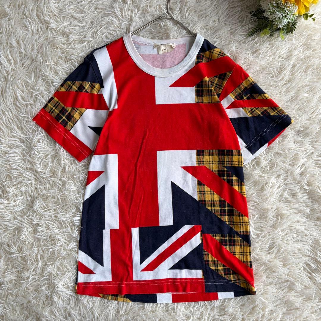 コムデギャルソン Tシャツ 半袖 ユニオンジャック コットン SS