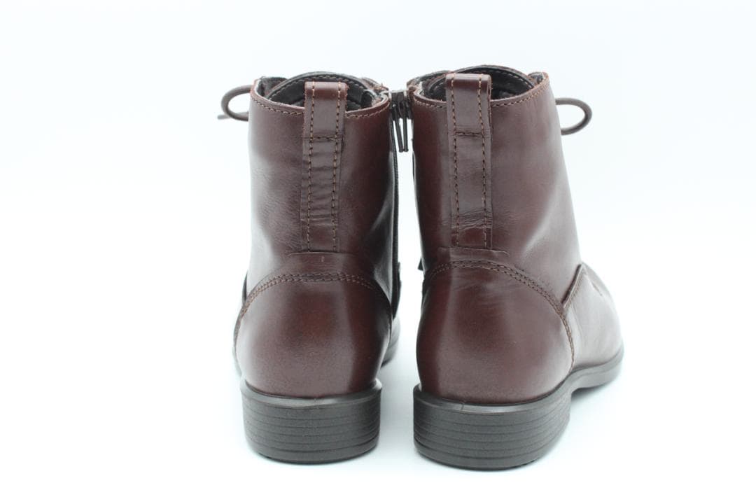新品♪ecco エコー 本革 軽量レースアップブーツ(36)