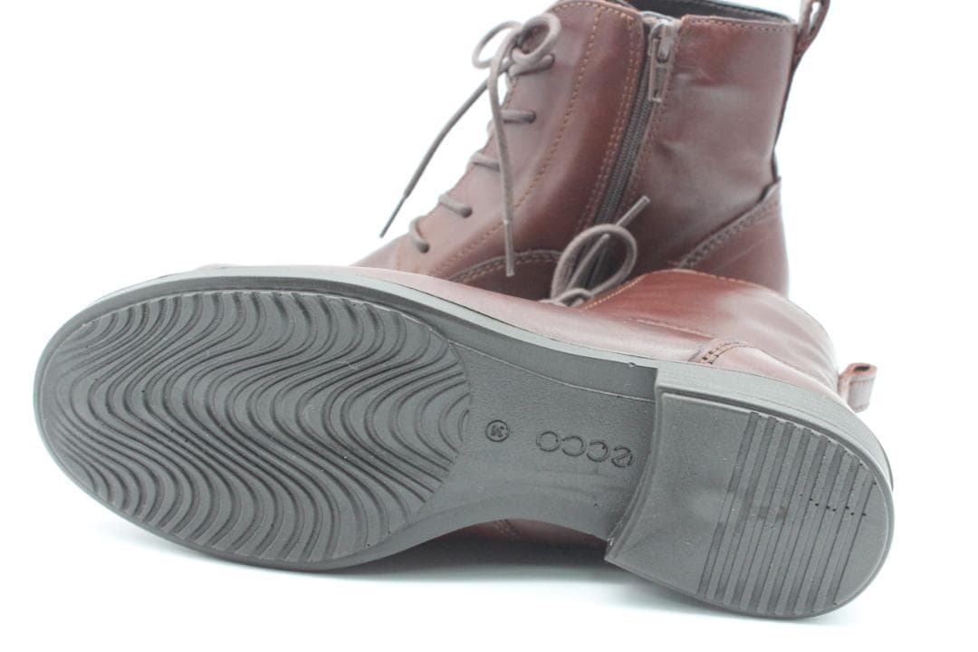 新品♪ecco エコー 本革 軽量レースアップブーツ(36)