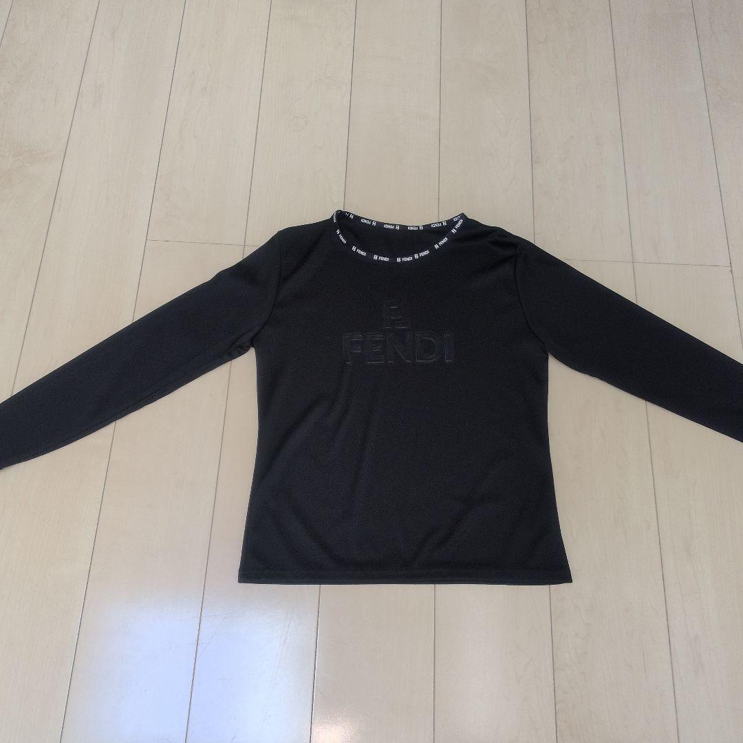FENDI ブラック 長袖 Tシャツ