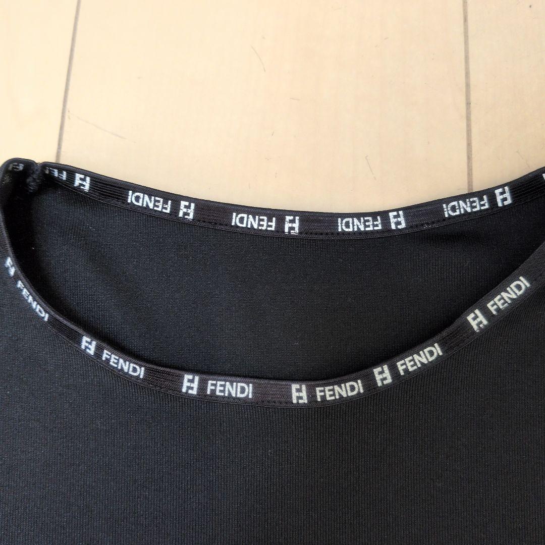 FENDI ブラック 長袖 Tシャツ