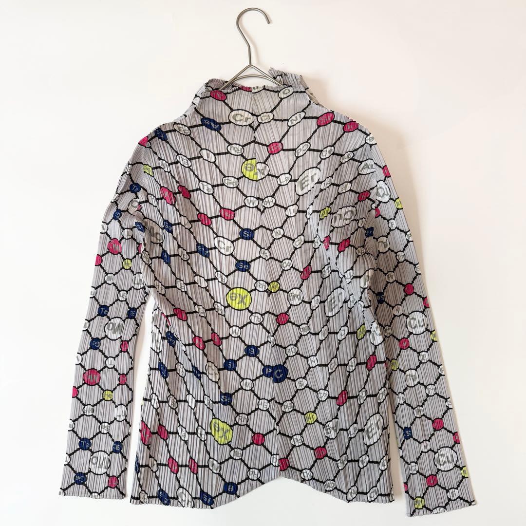 希少　ISSEY MIYAKE プリーツプリーズ 原子記号 カーディガン　長袖
