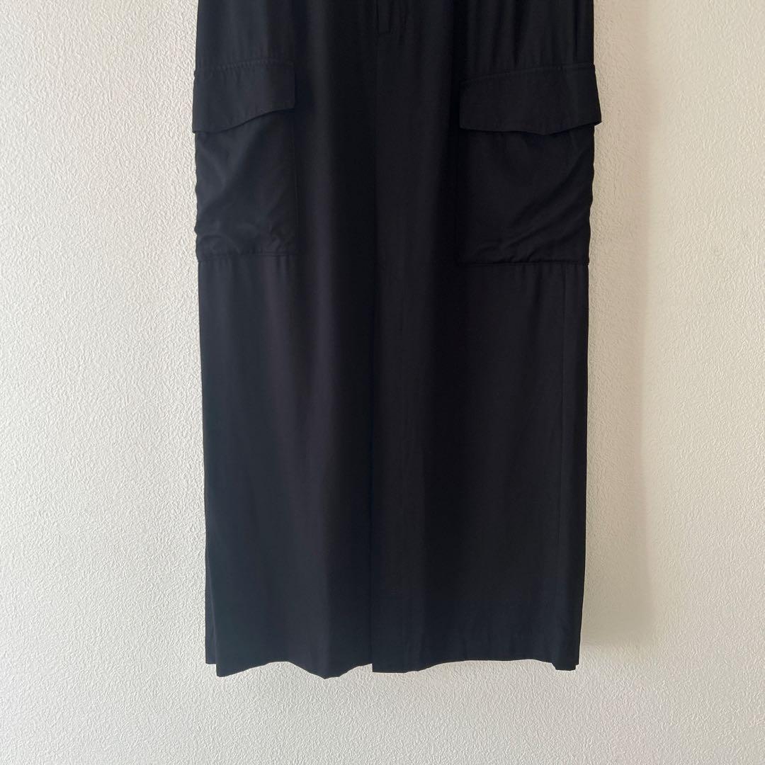 Loungedress 【定価19800円】スリットカーゴスカート　黒