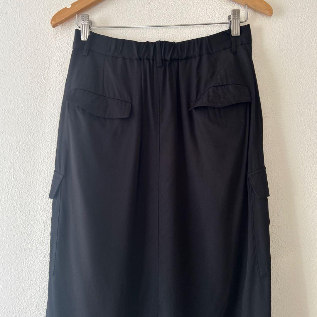 Loungedress 【定価19800円】スリットカーゴスカート　黒