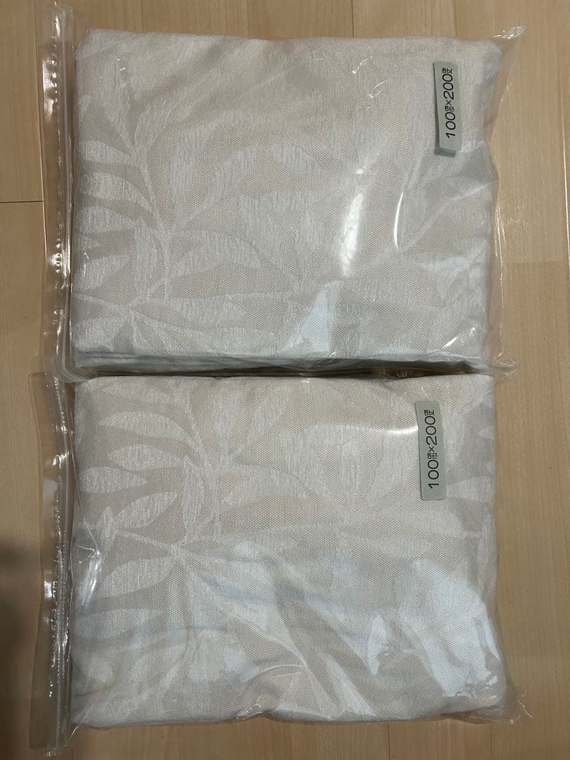 Francfrancカーテン2枚セット　アイボリー