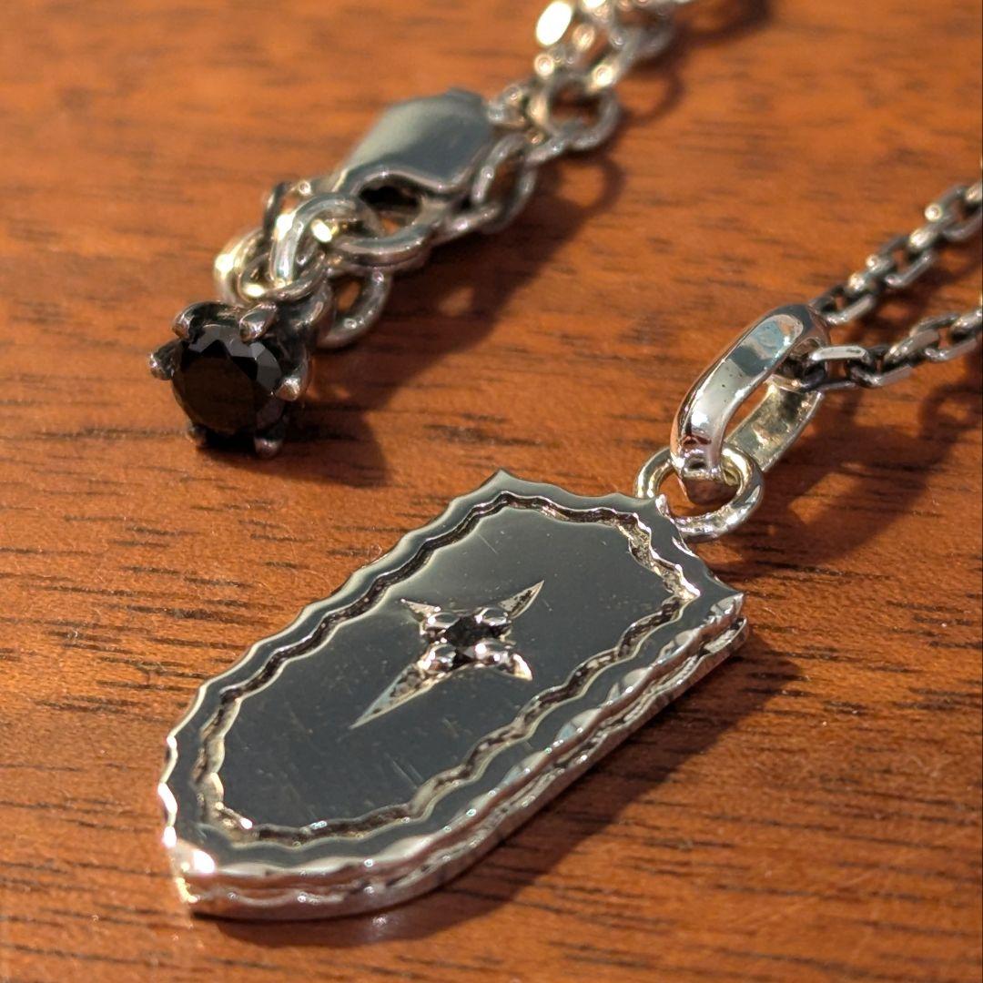SAINTS セインツ ブラックダイヤモンドネックレス