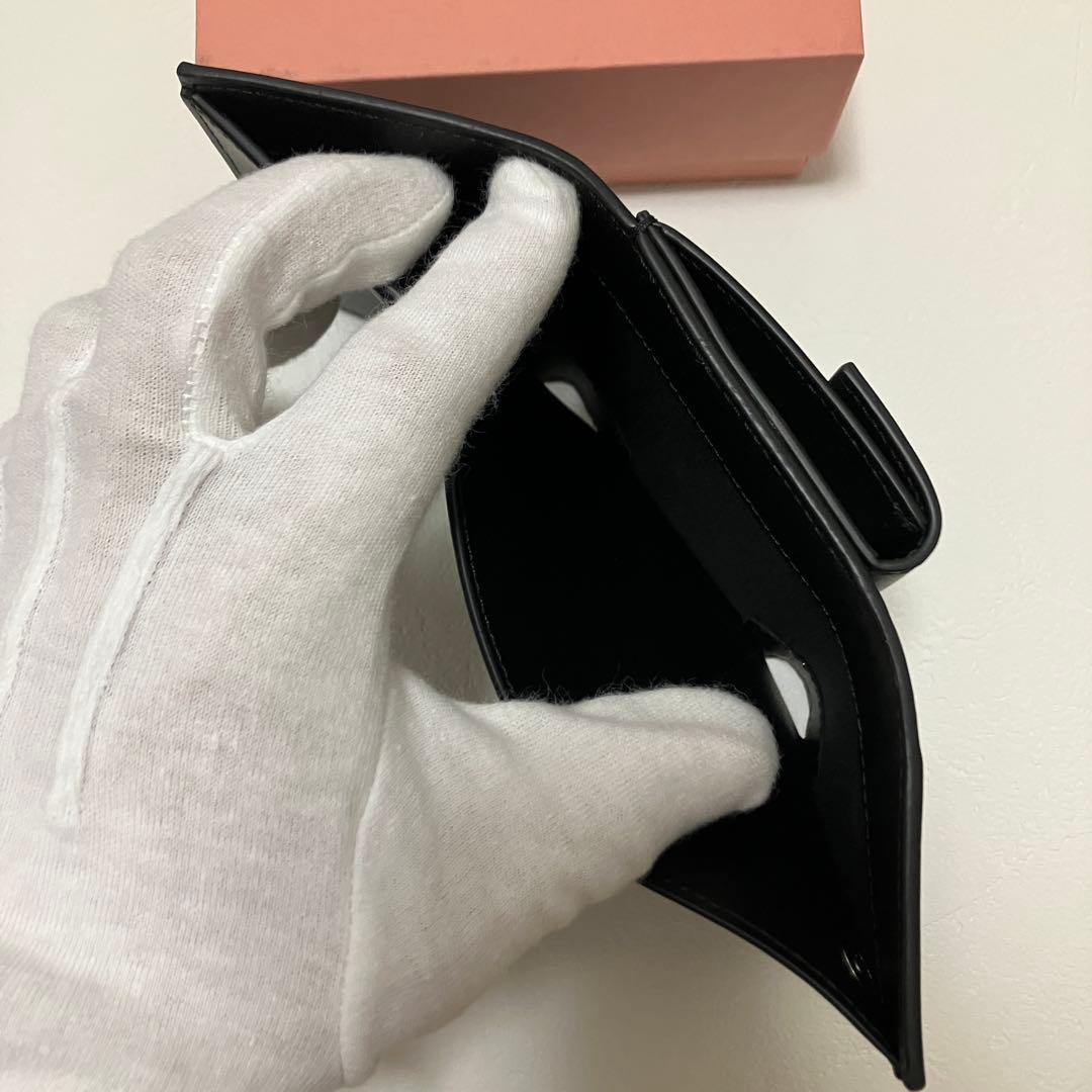 新品 Acne Studios ミニ財布 三つ折りレザー