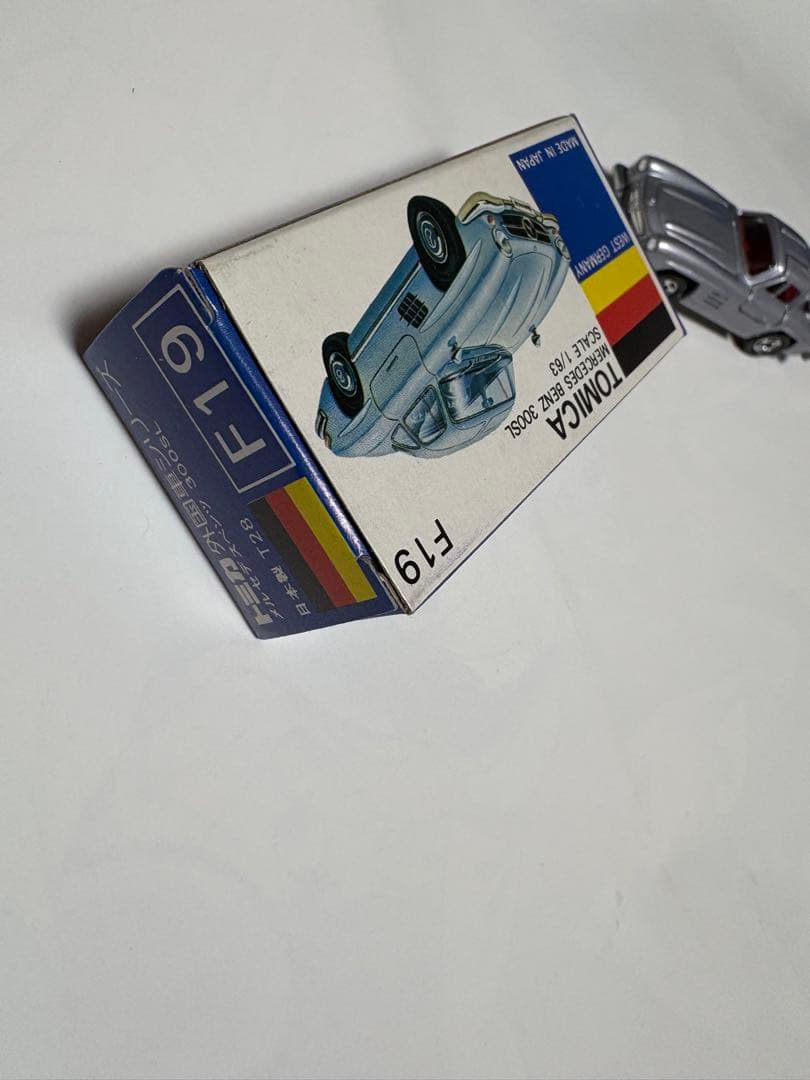 トミカ青箱　メルセデス・ベンツ 300SL 1/63　日本製