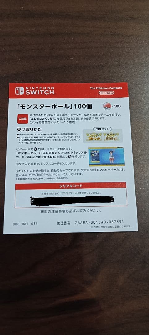 ポケットモンスター スカーレット + ゼロの秘宝 モンスターボール100個