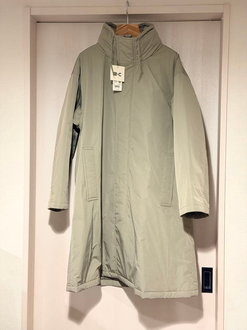 UNIQLO : C フーデッドコート カーキ メンズ レディース アウター