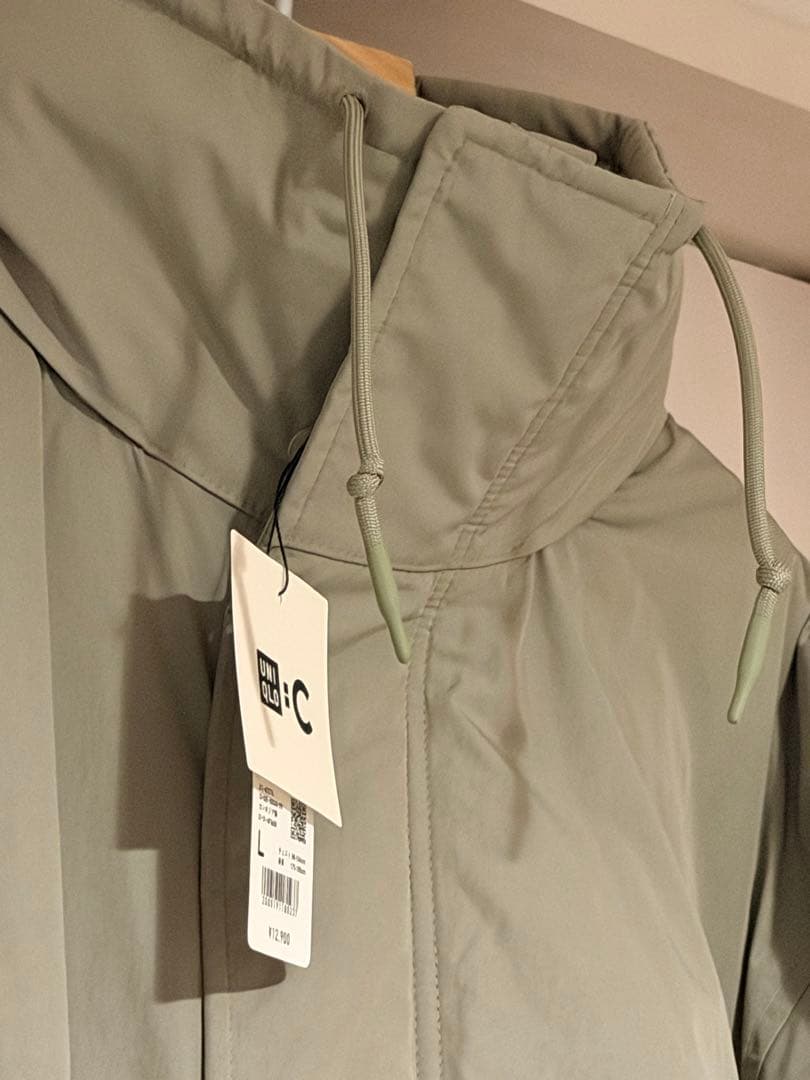 UNIQLO : C フーデッドコート カーキ メンズ レディース アウター
