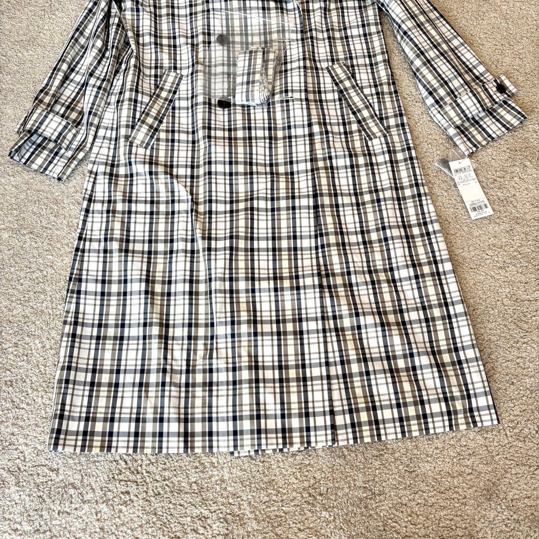 【新品未使用】　23区　定価49500円　チェック　トレンチコート　38