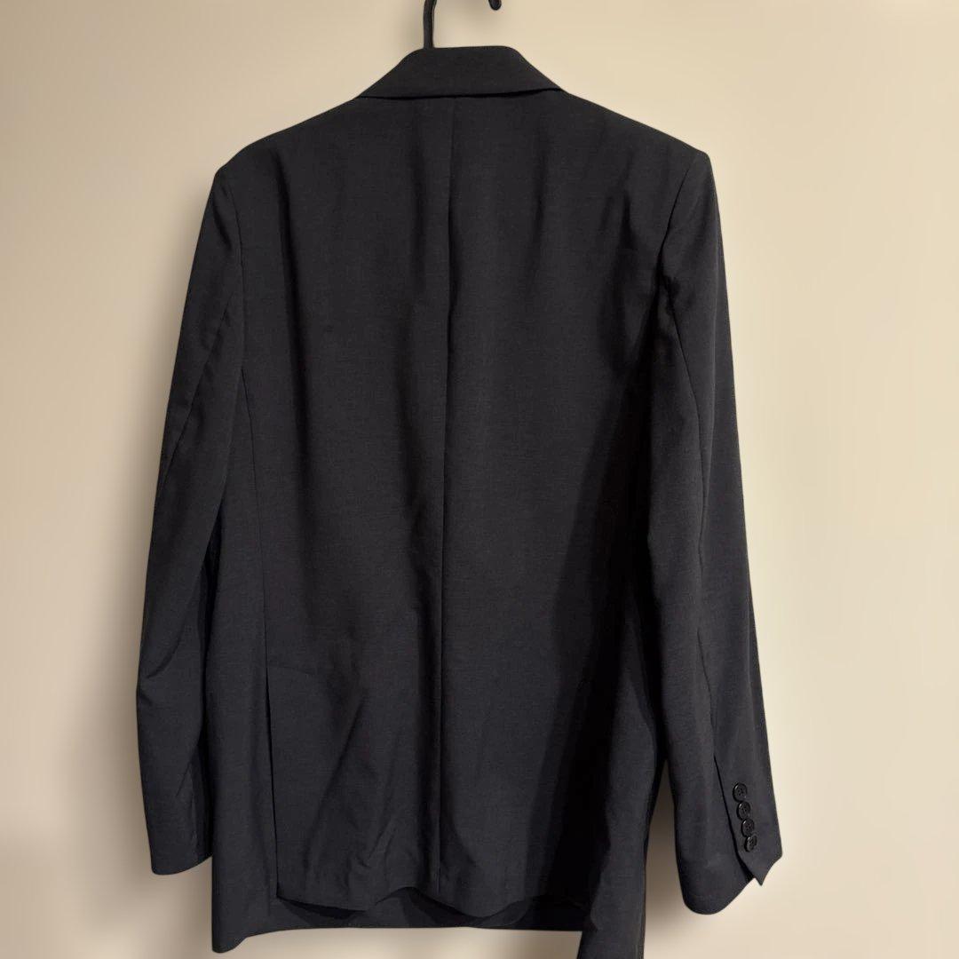 UNIQLO C 黒 ダブルボタン テーラードジャケット