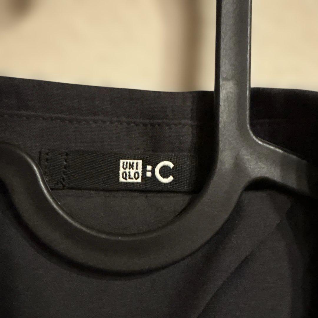 UNIQLO C 黒 ダブルボタン テーラードジャケット