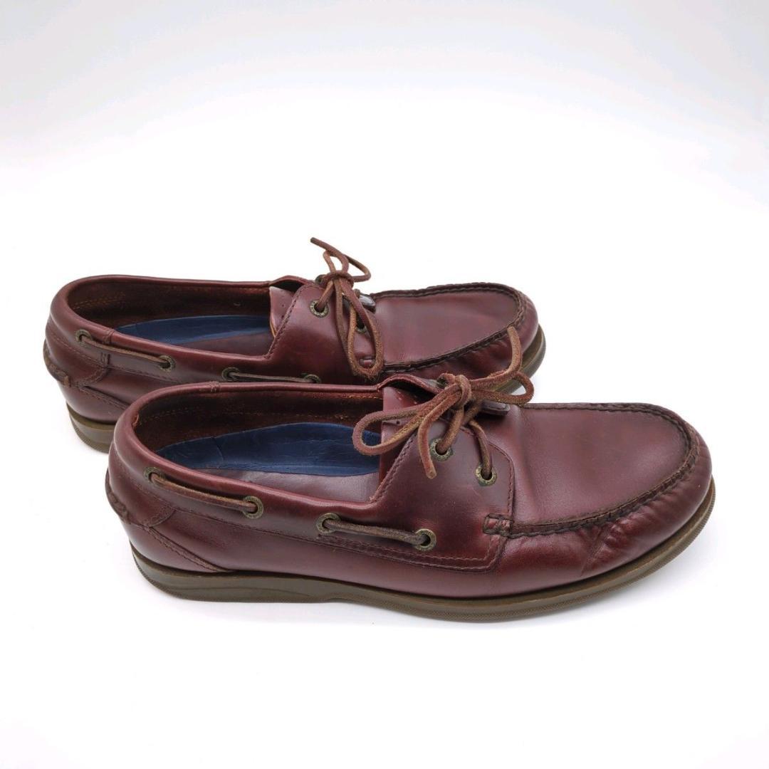 Clarks クラークス デッキシューズ ブラウン レザー