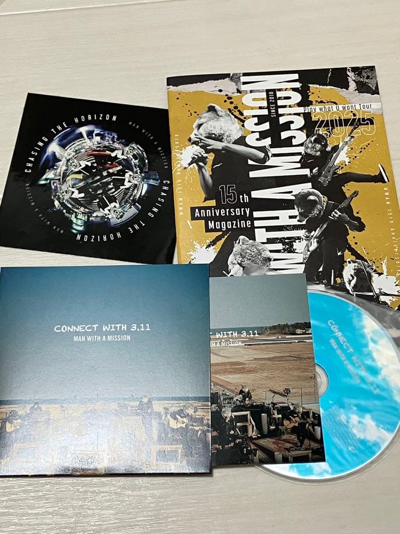 MAN WITH A MISSION 限定CD 3.11 マンウィズ ステッカー