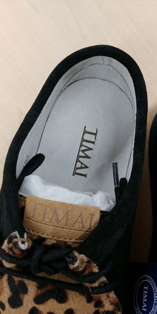 新品未使用 TIMAI ティマイ レザー デッキシューズ 革靴 靴 メンズ 27