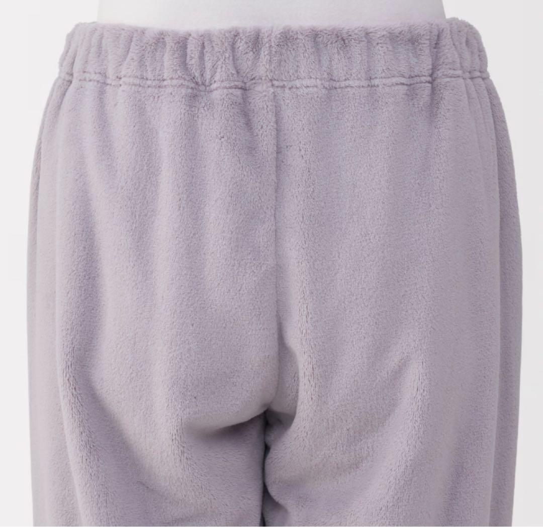 新品タグ付 無印良品 新作着る毛布 パジャマ ライラック XL 匿名送 MUJI