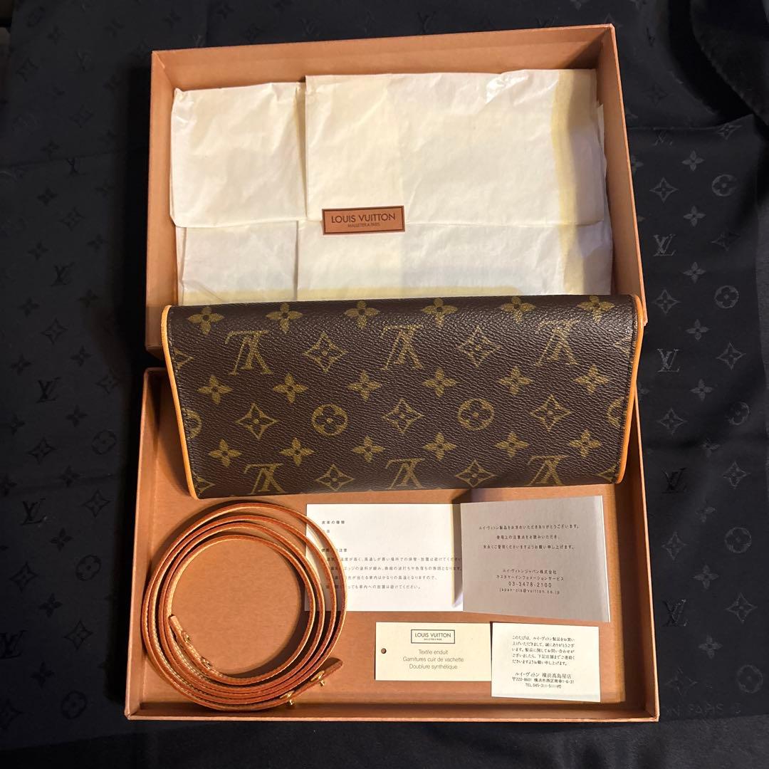 【美品】Louis Vuitton ルイ ヴィトン バッグ ポシェットツインGM