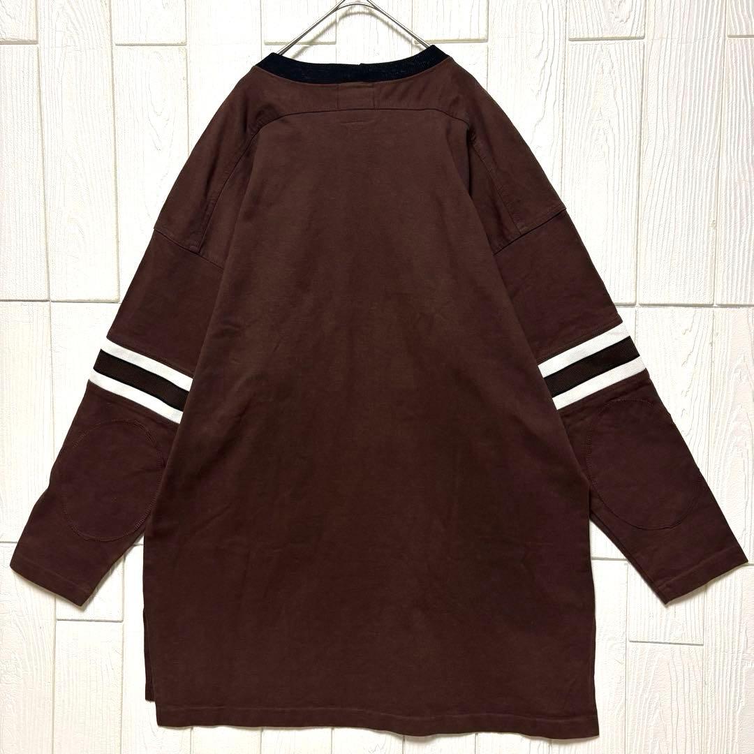 美品 ビッグサイズ 90s DADA SUPREME ロンT ロゴ刺繍 2XL