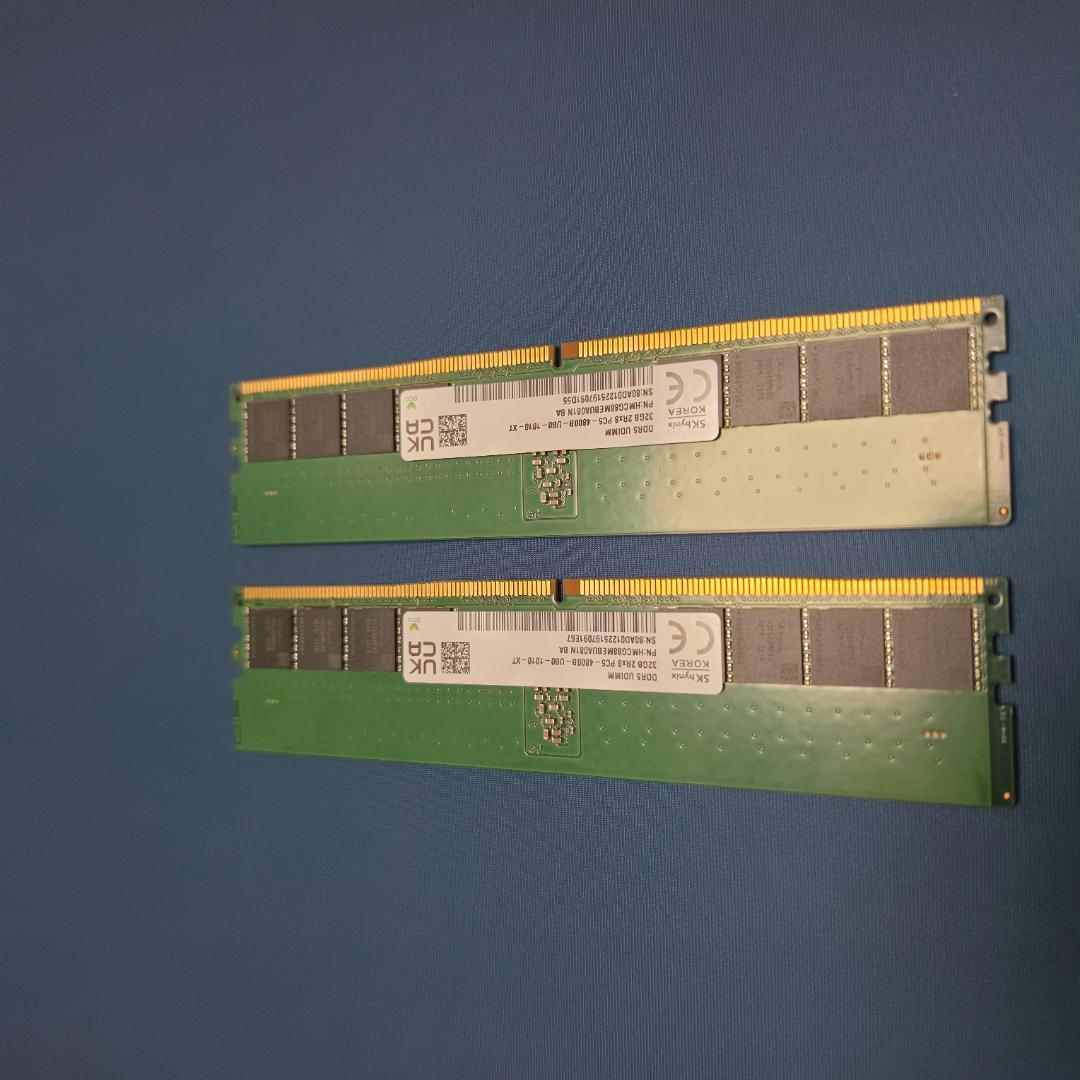 メモリ Hynix DDR5 32GBx2 4800MT