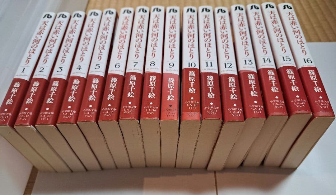 天は赤い川のほとり　文庫版 全16巻セット