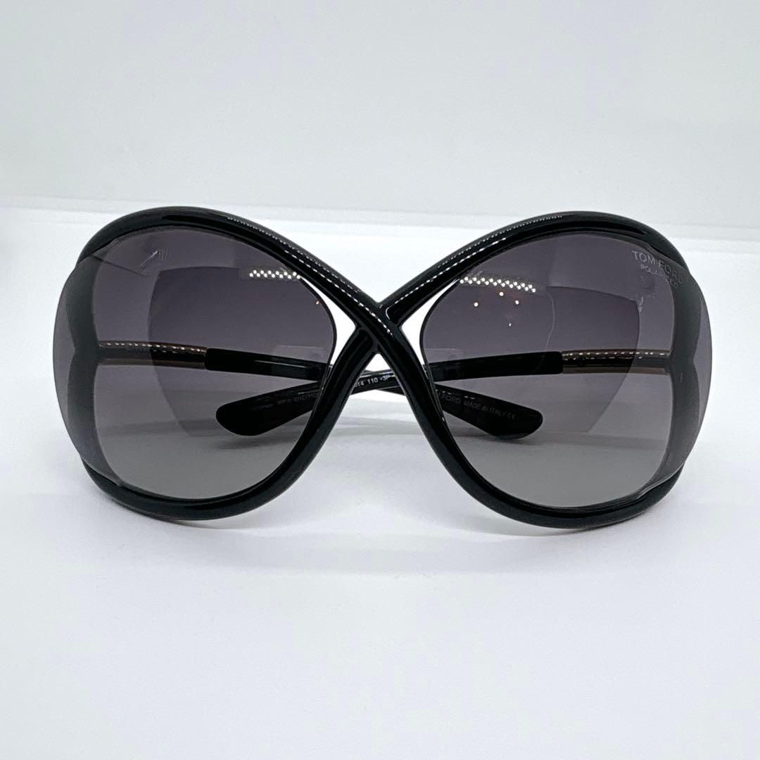 TOM FORD TF9 Whitney 偏光 サングラス 黒 hyde 美品