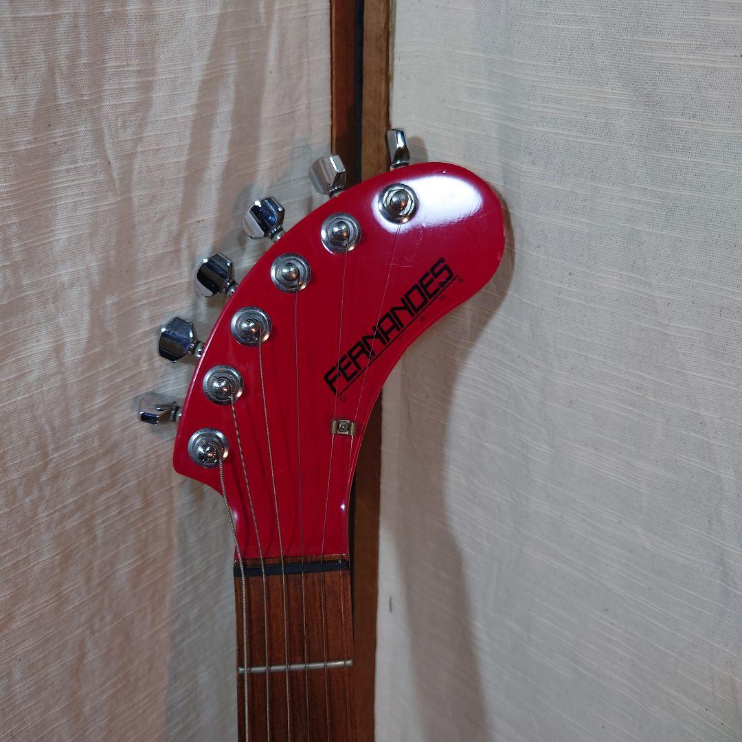 FERNANDES ZO-3 アンプ内蔵ミニギター レッド 動作確認済み