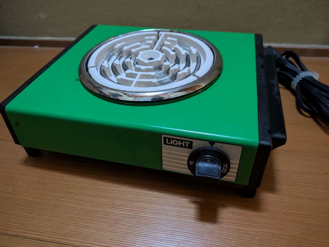 ライト電気コンロ 暁 HC-226 昭和レトロ