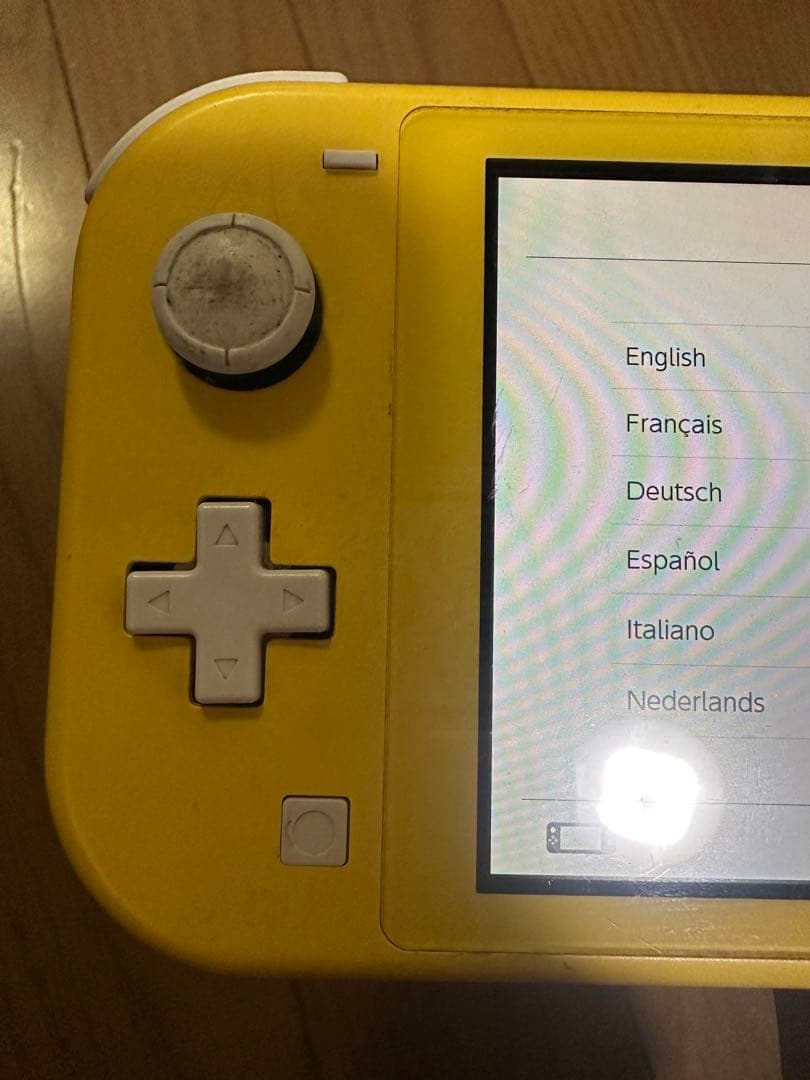 【ジャンク】Switch Lite 黄 右スティック故障