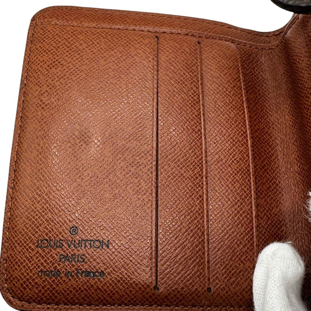 LOUIS VUITTON コンパクト ジップ モノグラム 折り財布