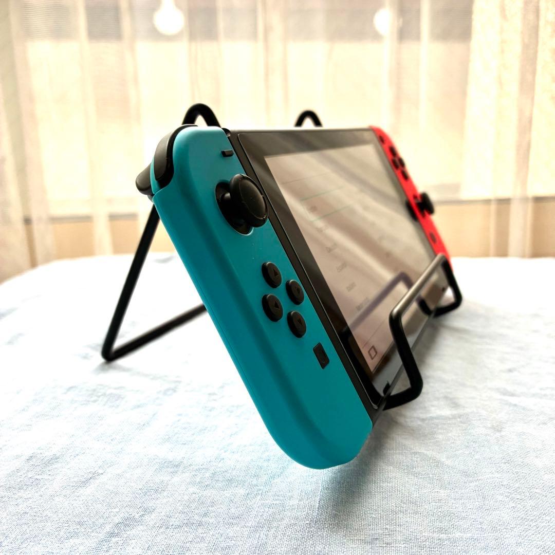 【美品】Nintendo Switch本体 付属品完備 バッテリー強化版